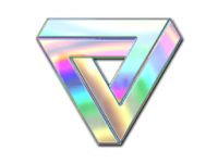 Sticker Infinite Triangle (Holo)